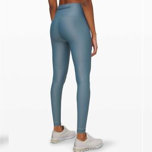 Lululemon Zoned In Tight *27” Blue Charcoal Size 6
